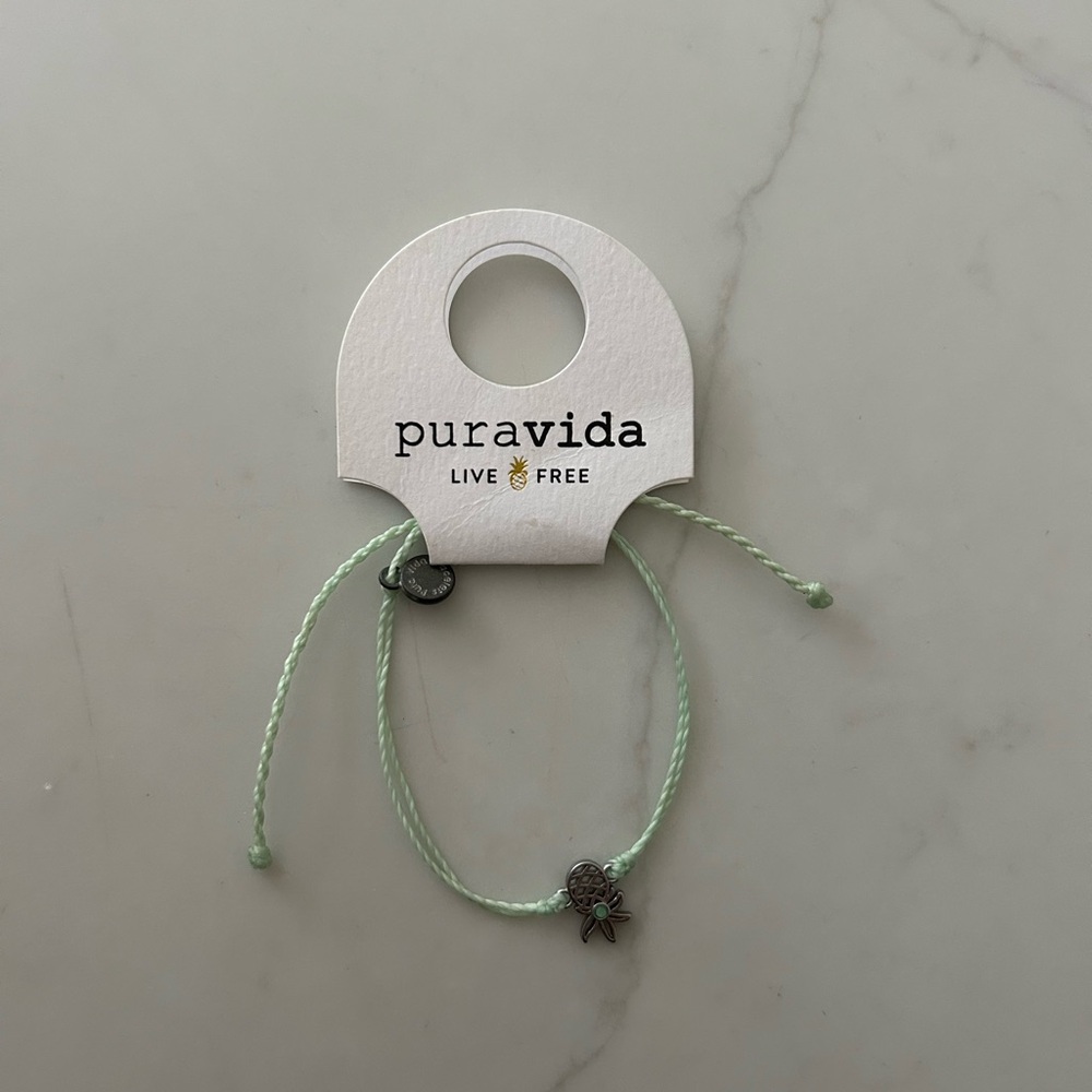 Pura Vida Mint Green Kids Bracelet